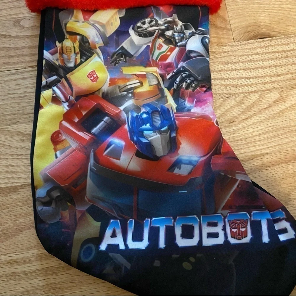Transformers Autobots Christmas Stocking NEW Red Blue